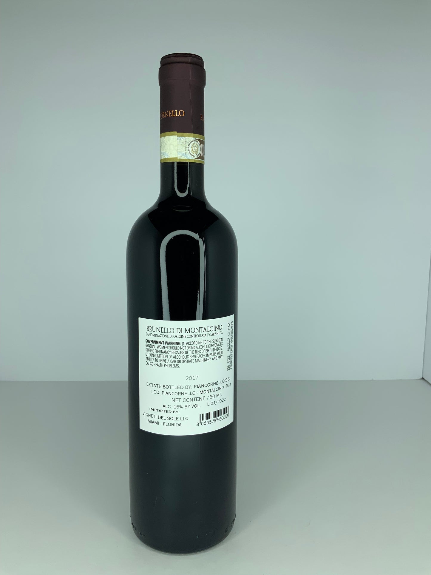 Brunello di Montalcino 2017 Piancornello
