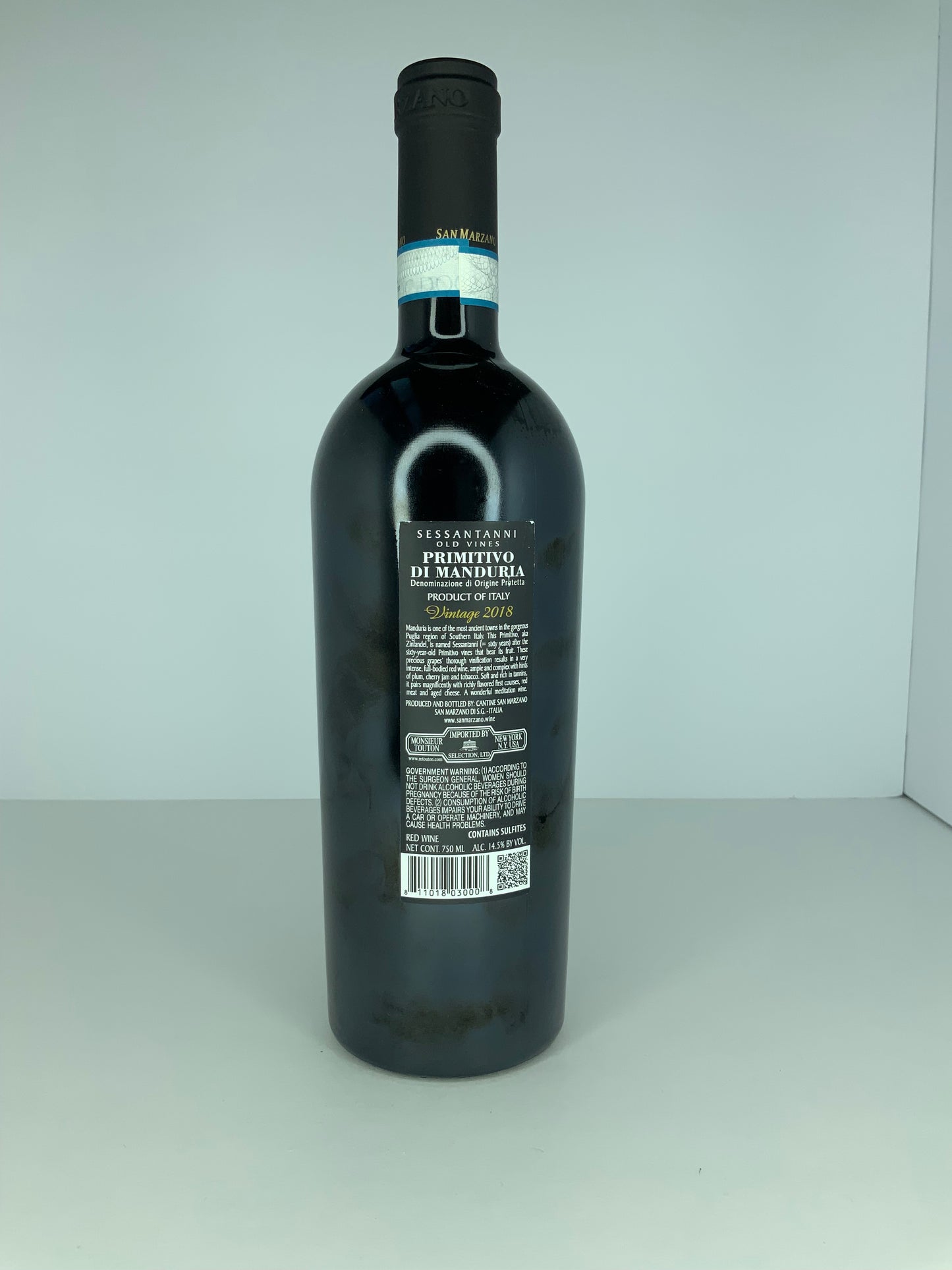 Primitivo di Manduria Vintage 2018