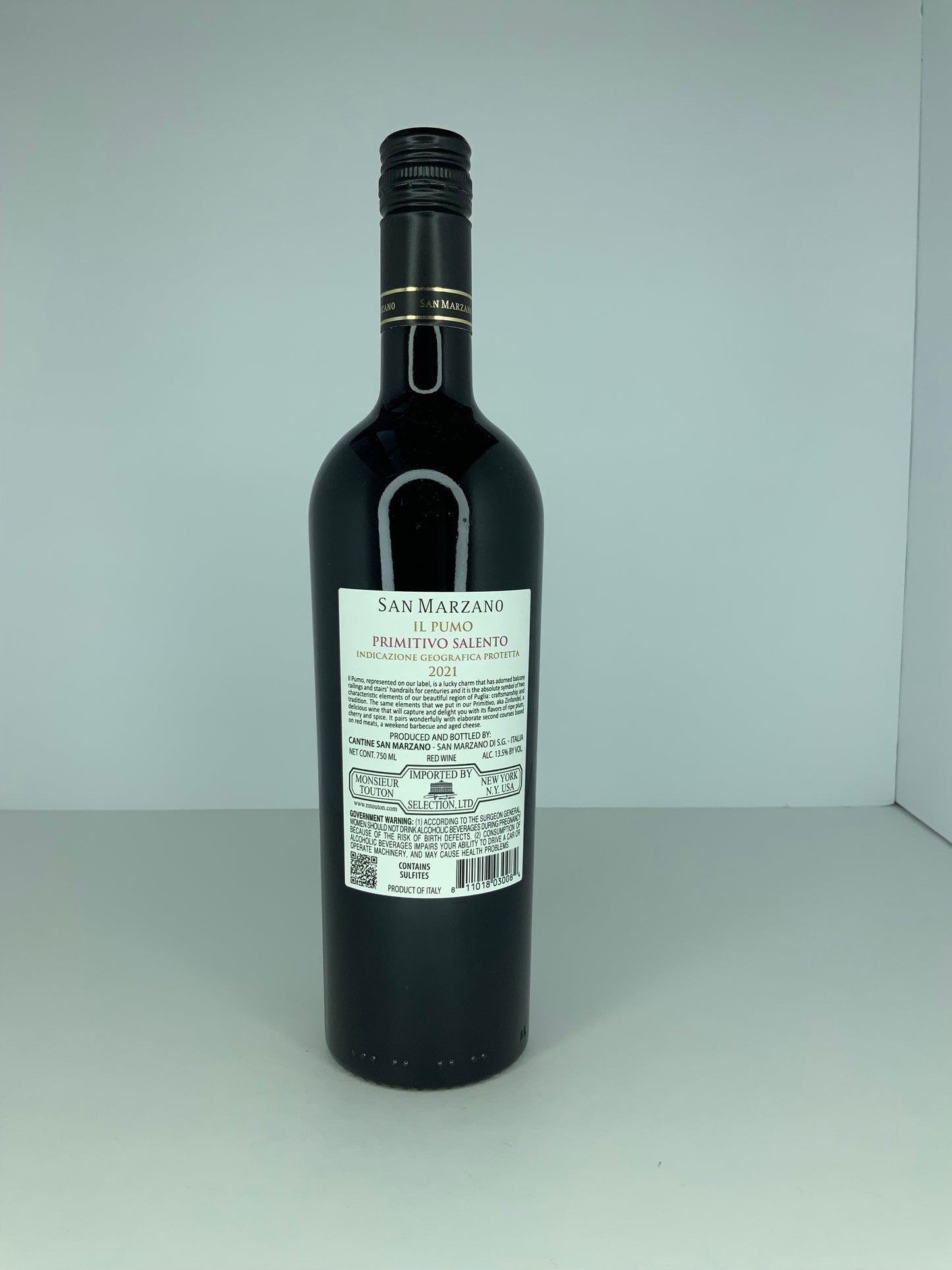 Primitivo Salento 2021 Il Pumo