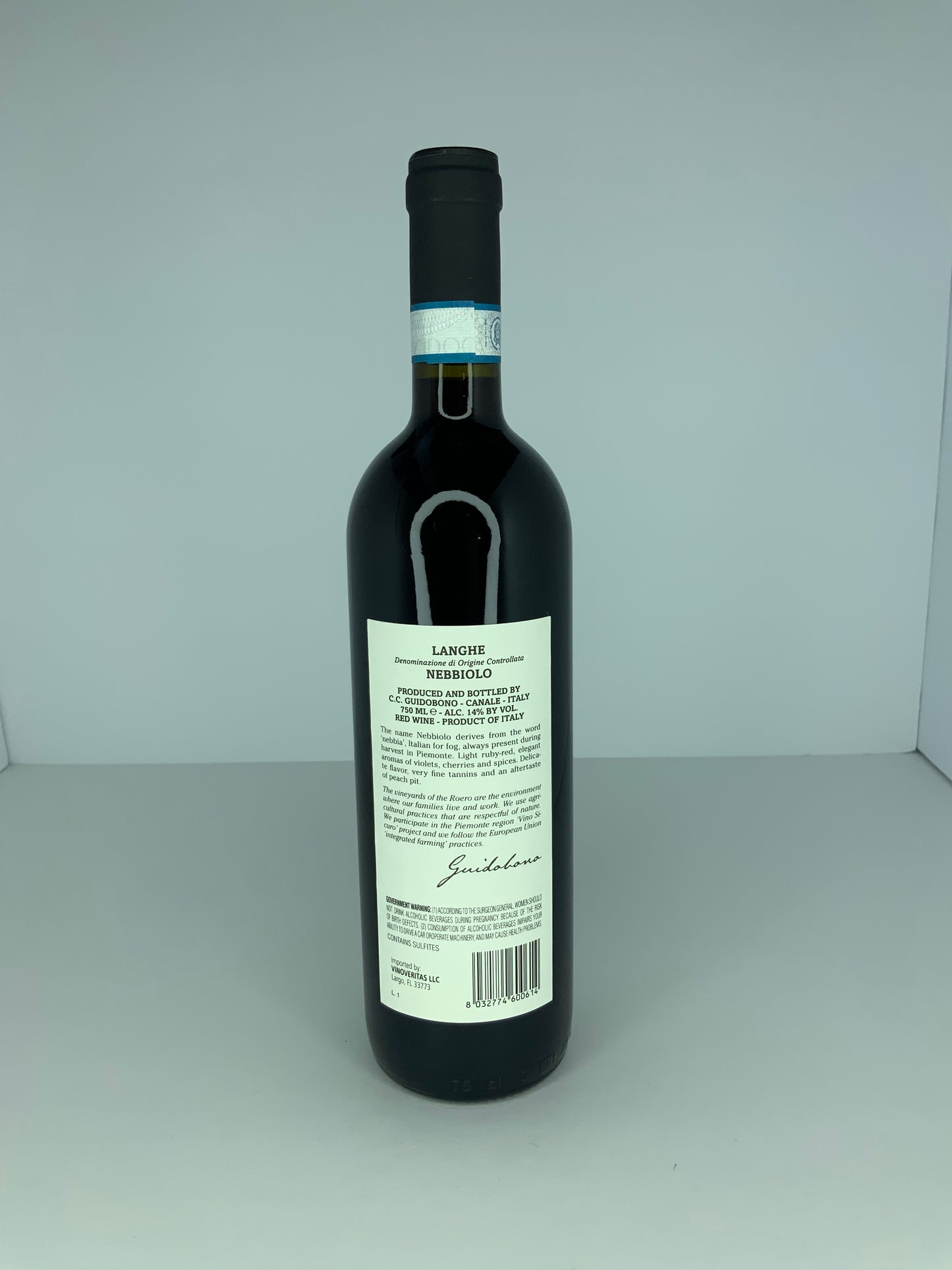 Langhe Nebbiolo 2021 Guidobono