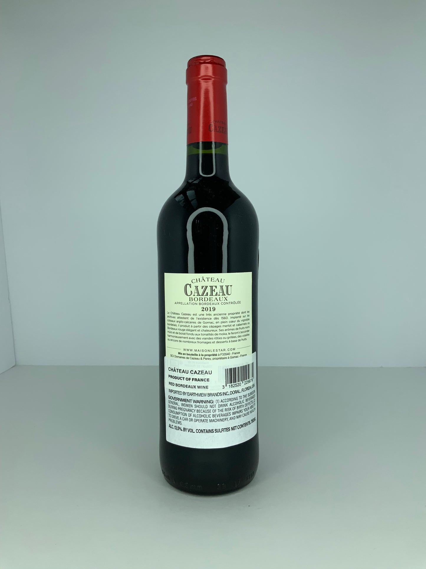 Château Cazeau Bordeaux 2019