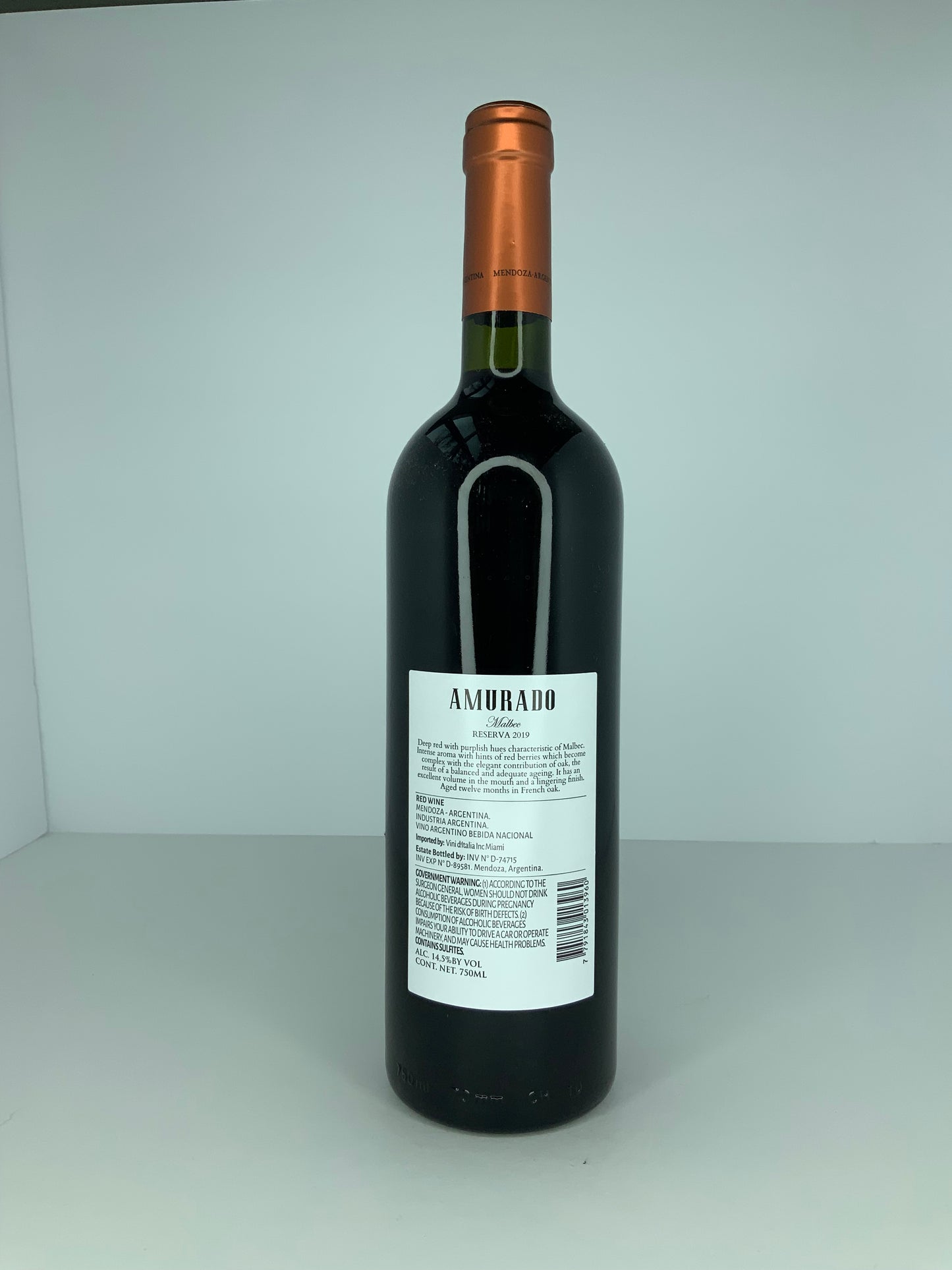 Malbec Riserva 2019 Amurado