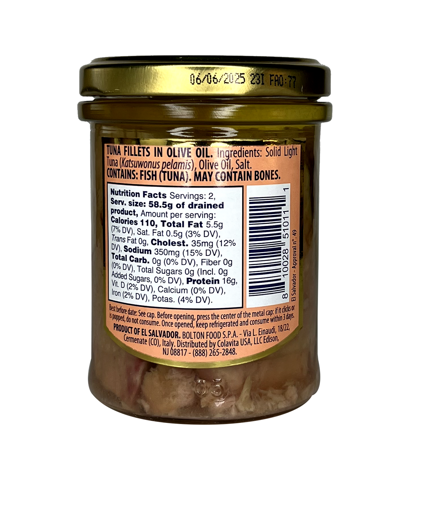 Wild Tuna fillets in olive oil