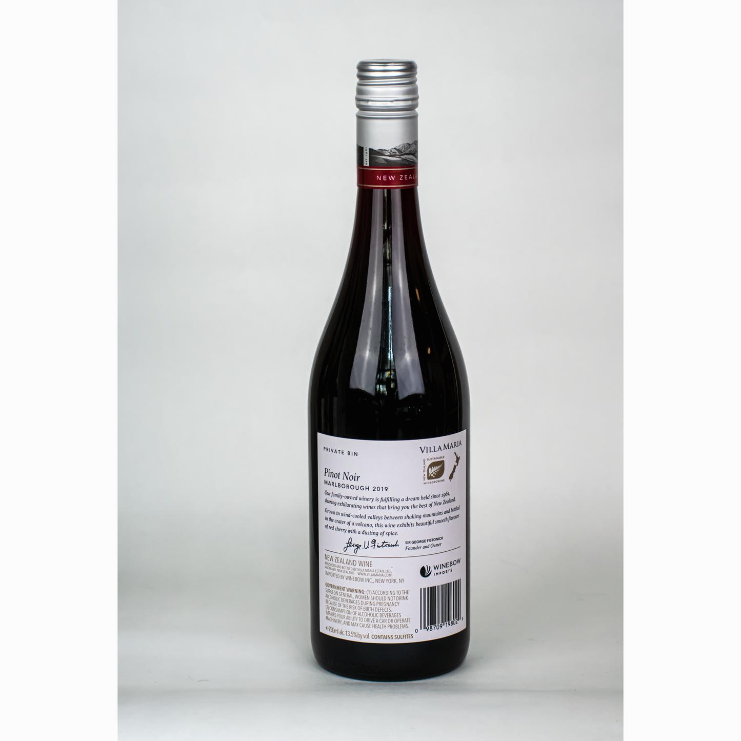 Pinot Noir Villa Maria Wine