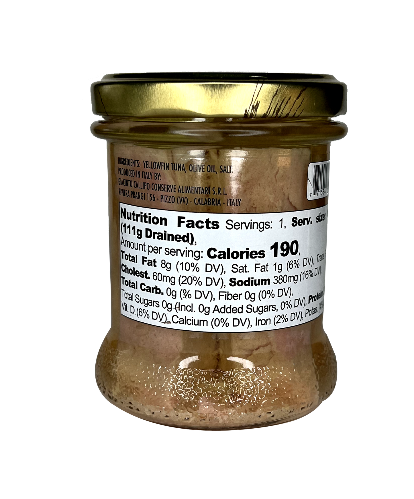 Callipo Yellowfin Tuna fillets in olive oil