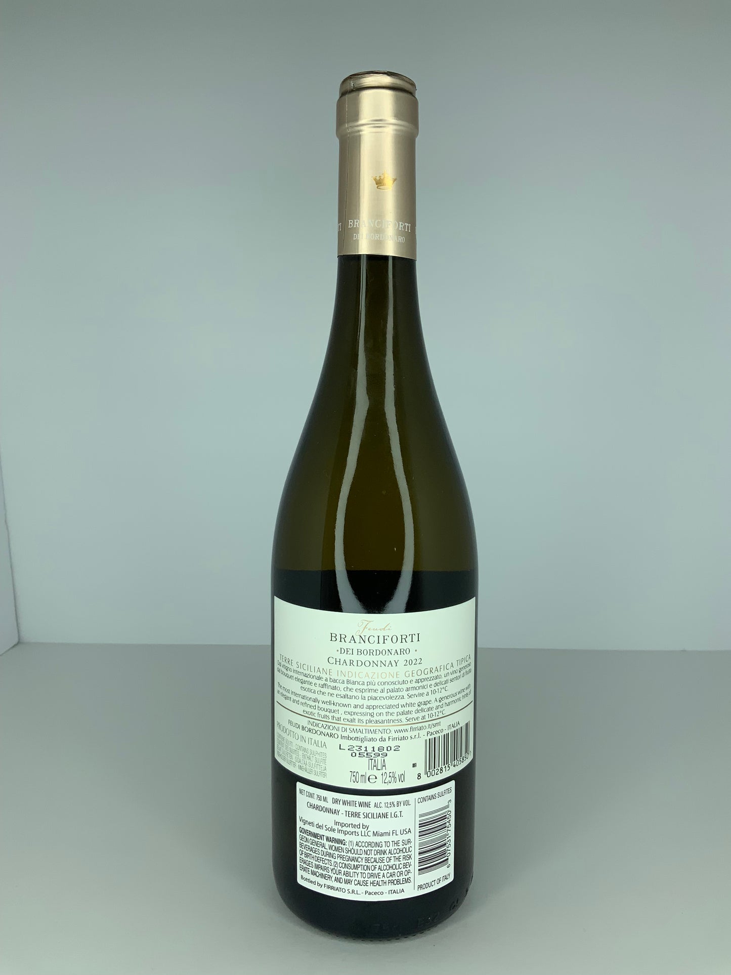Branciforti dei Bordonaro Chardonnay 2022